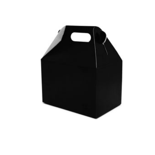 Deluxe Food Boxes- Made with Recycled Material -Black or PolkaDot Color